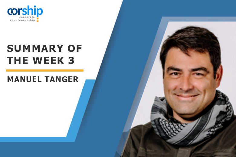 Summary of the week 3 by Manuel Tanger